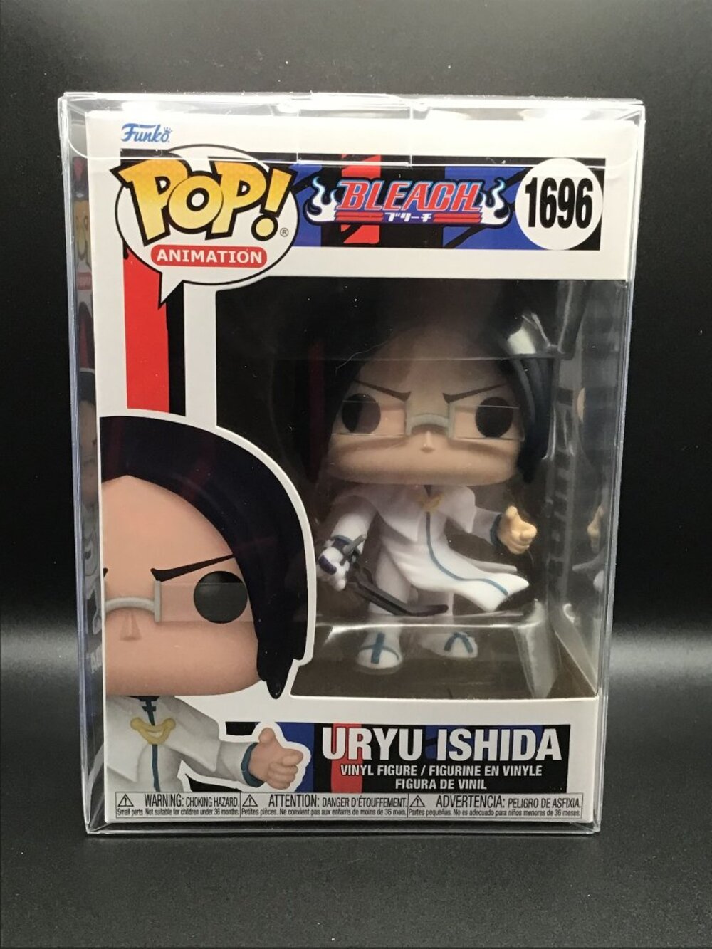 Funko Pop Vinyl Bleach Uryu Ishida #1696 Anime Manga Quincy w/Pop Protector